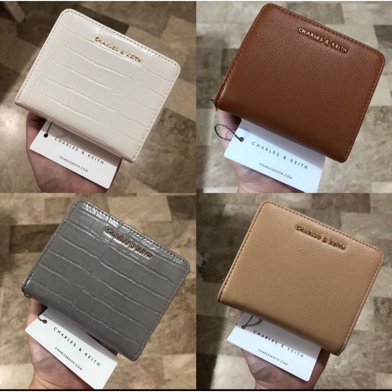 CHARLES AND KEITH SMALL ZIP AROUND WALLET | Shopee Philippines