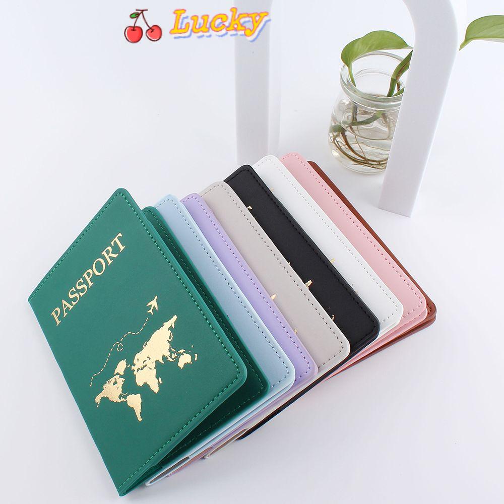 Fashion Girls Bowknot Crown Buckle E-Passport Protect Cover Passport Case Holder 