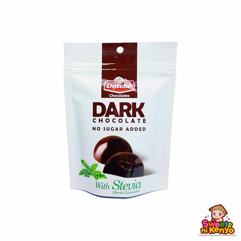 Dutche Dark Chocolate No Sugar Added Stevia 12pcs x 4.5g Shopee