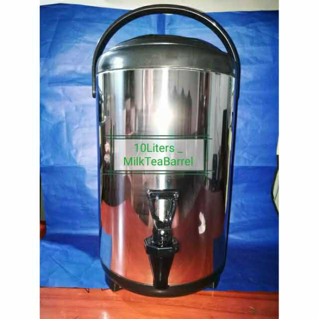 Milk Tea Barrel Stainless 10L Thermos Jug Water Jug Shopee Philippines