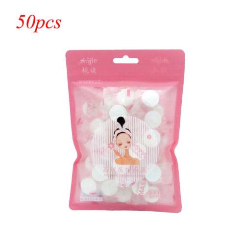 50/100pc Compressed Cotton Facial Face Mask Sheet Paper Natural Skin Care #5