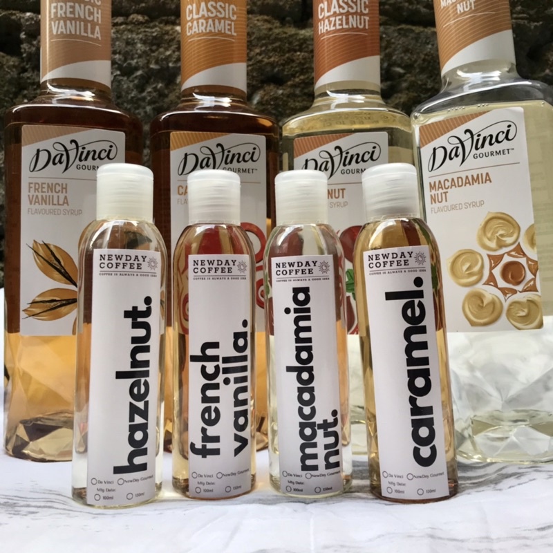 Da Vinci Gourmet Syrups 100ml (Coffee Syrup Hazelnut, Caramel, French Vanilla, Macadamia Nut