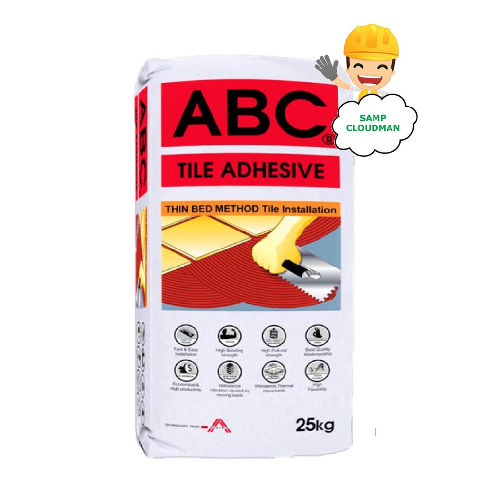 ABC Tile Adhesive Original 25 Kg. per Bag 25 kilos Tiles Cement ...