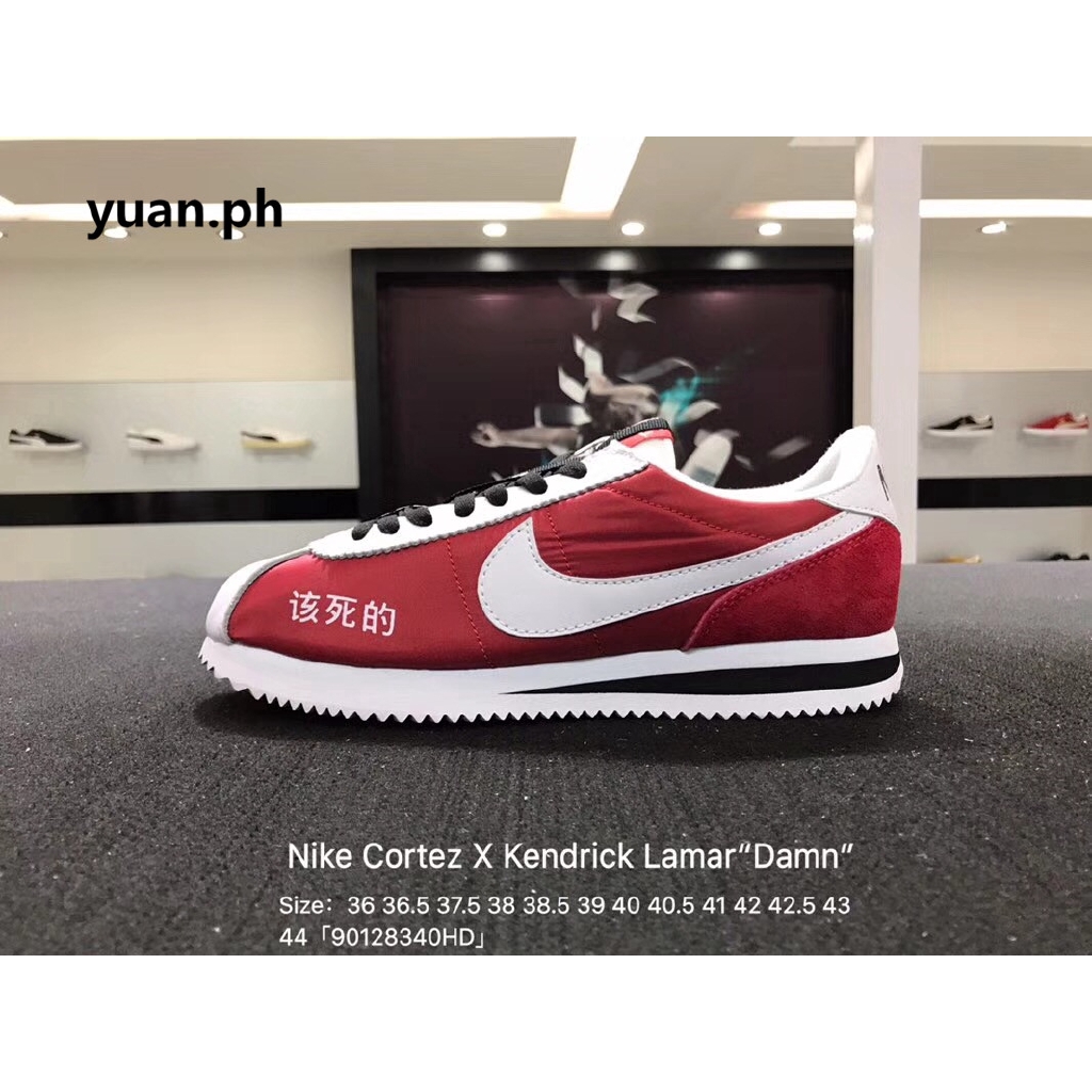 kendrick lamar x nike cortez red