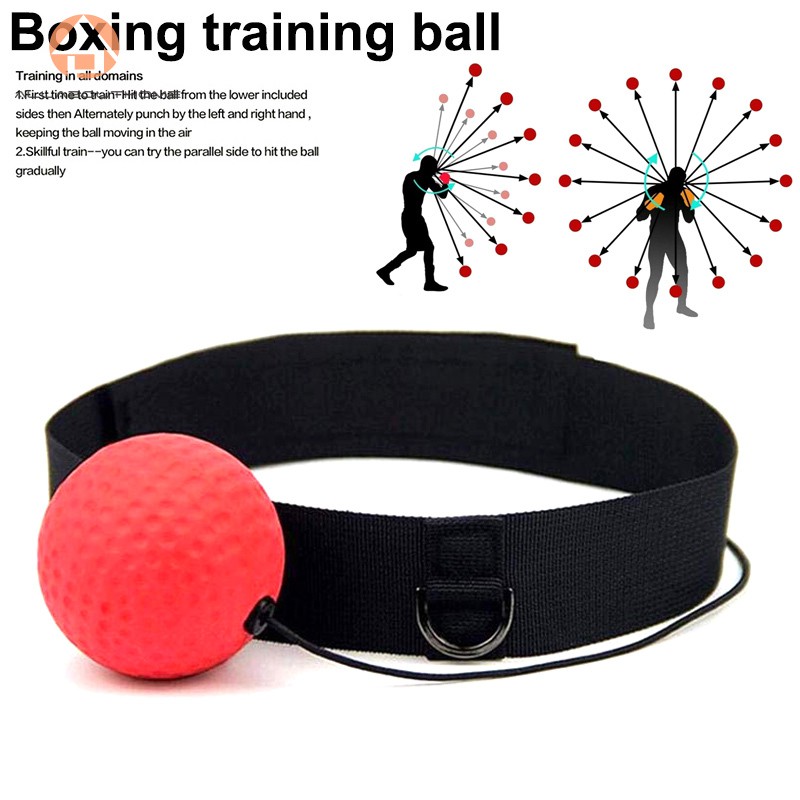React Reflex Ball Kidte Training HeadMounted Boxing Portable Raising
