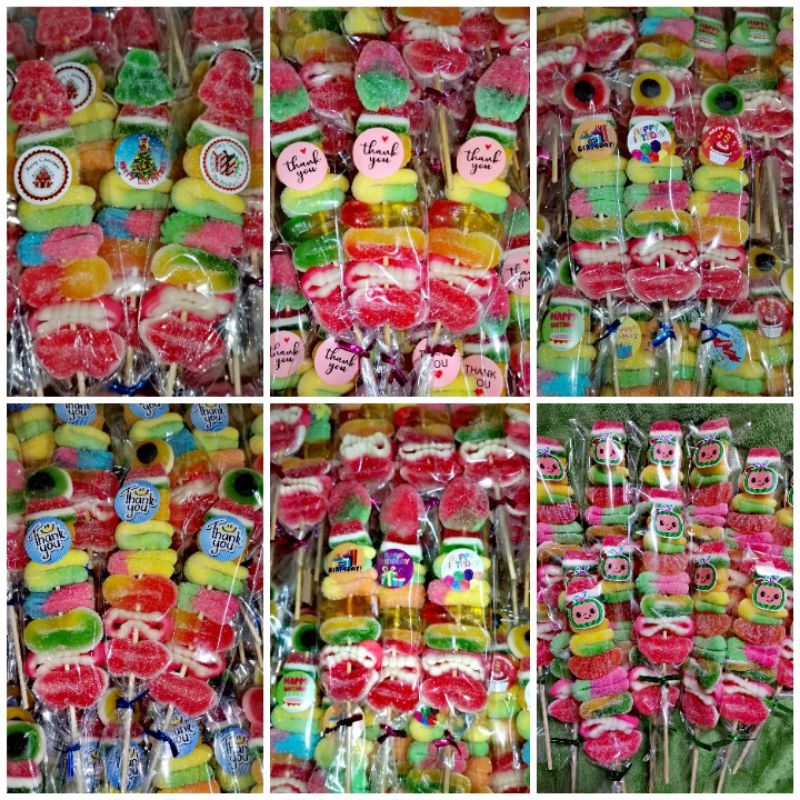 Gummies on stick (8pcs per stick) GUMMY CANDY Shopee Philippines