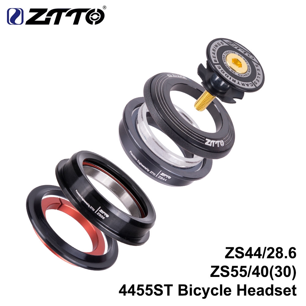 ZTTO 4456St Mountain Bike Internal Headset 44Mm 55Mm 56Mm Tapered Tube Fork  Straight Zs44 Zs56 Bicycle Threadless Headset For Mtb | Shopee Philippines