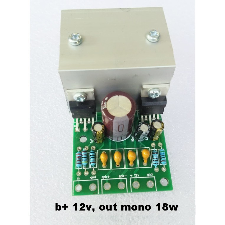 Tda2003 Mono Bridge Module 18 Watt Power Amplifier Size 39x35mm.for