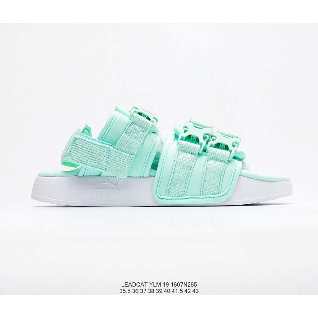 mint green puma shoes