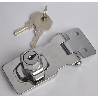 J402 Cabinet Box Square Lock With Key Spring Latch Catch Toggle Lock Hasp HV