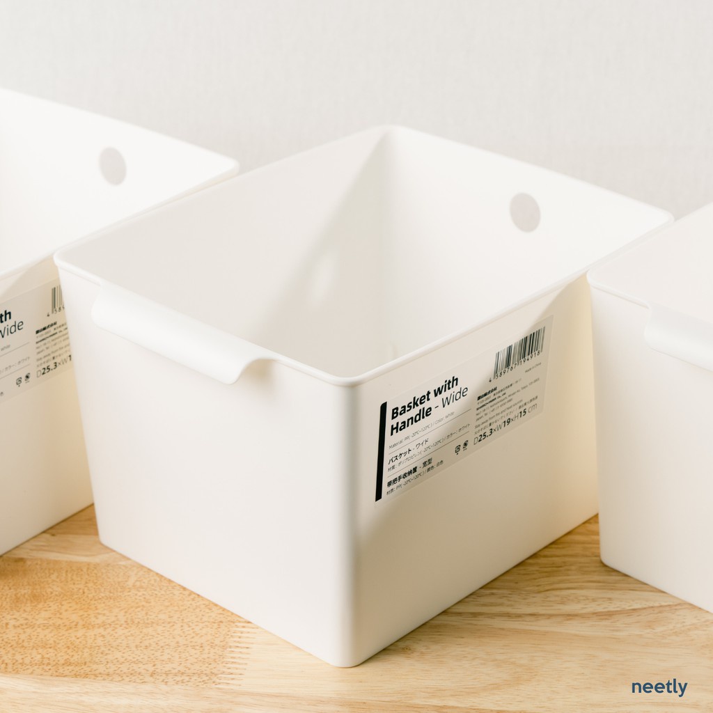 Rack Storage Box for and Pantry with Handle Organizer Basket