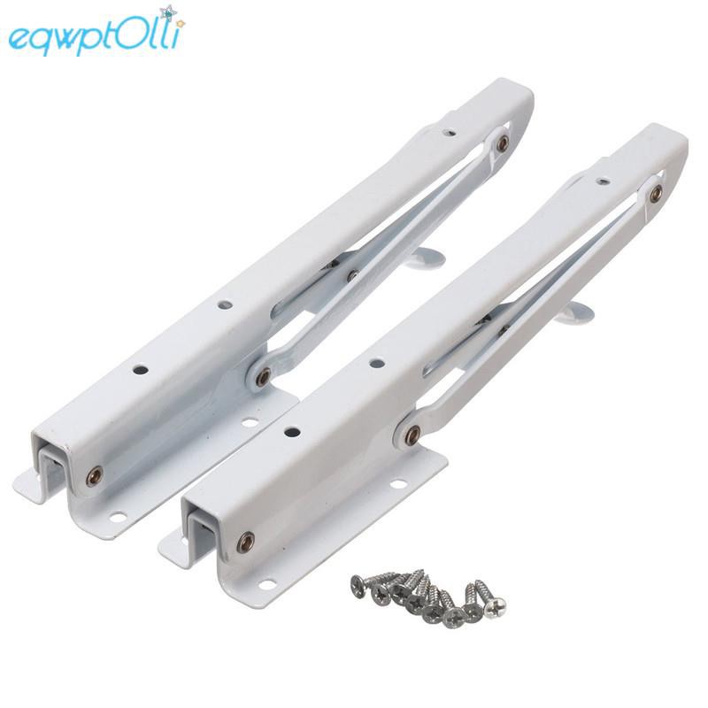 2Pcs Triangular Folding Bracket Metal Release Catch Support Bench Table Folding Shelf Bracket Home