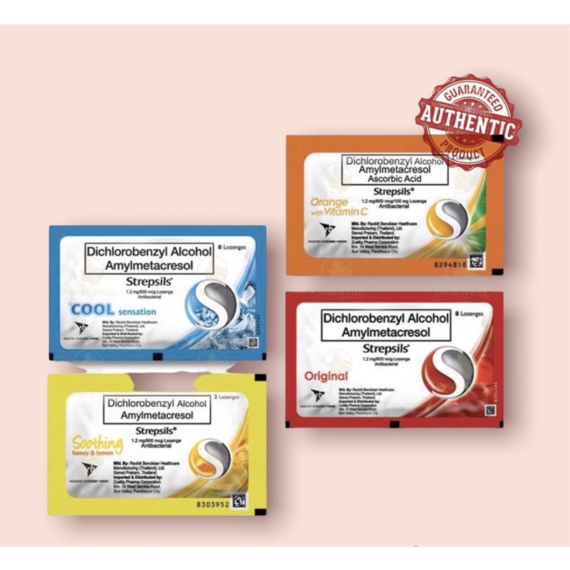 STREPSILS LOZENGES 8’s FOR SORE THROAT Shopee Philippines