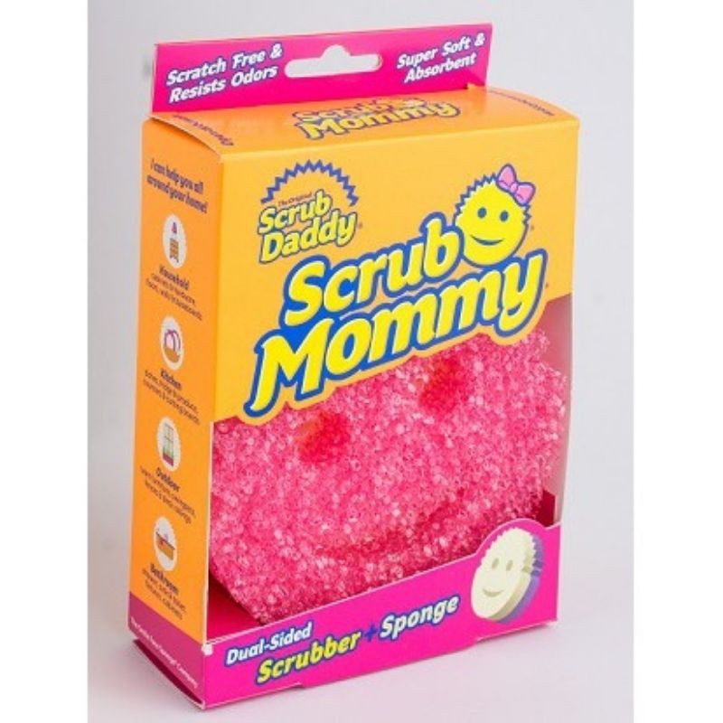Scrub Mommy Dual Sided Scrubber and Sponge (Scrub Daddy Brand) Shopee