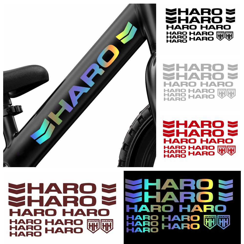 Haro bikes Set Vinyl Stickers No Background Bike Frames Haro Stickers ...