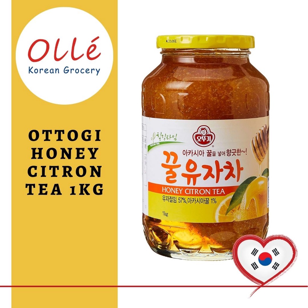 Ottogi Honey Citron Tea 1kg Healthy Korean Tea (Made in Korea) Shopee