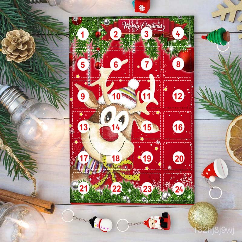 2021 Christmas Advent Calendar 24 Days Countdown ELK Calendars Surprise