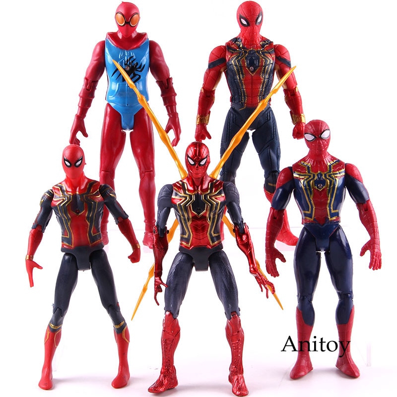 spiderman action figure set