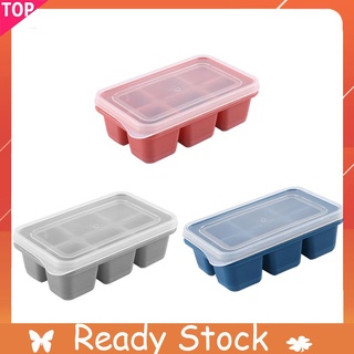 Soft Bottom Ice Cube Mold with Lid Silicone Ice Tray Mould DIY Homemade Jelly Mould #1
