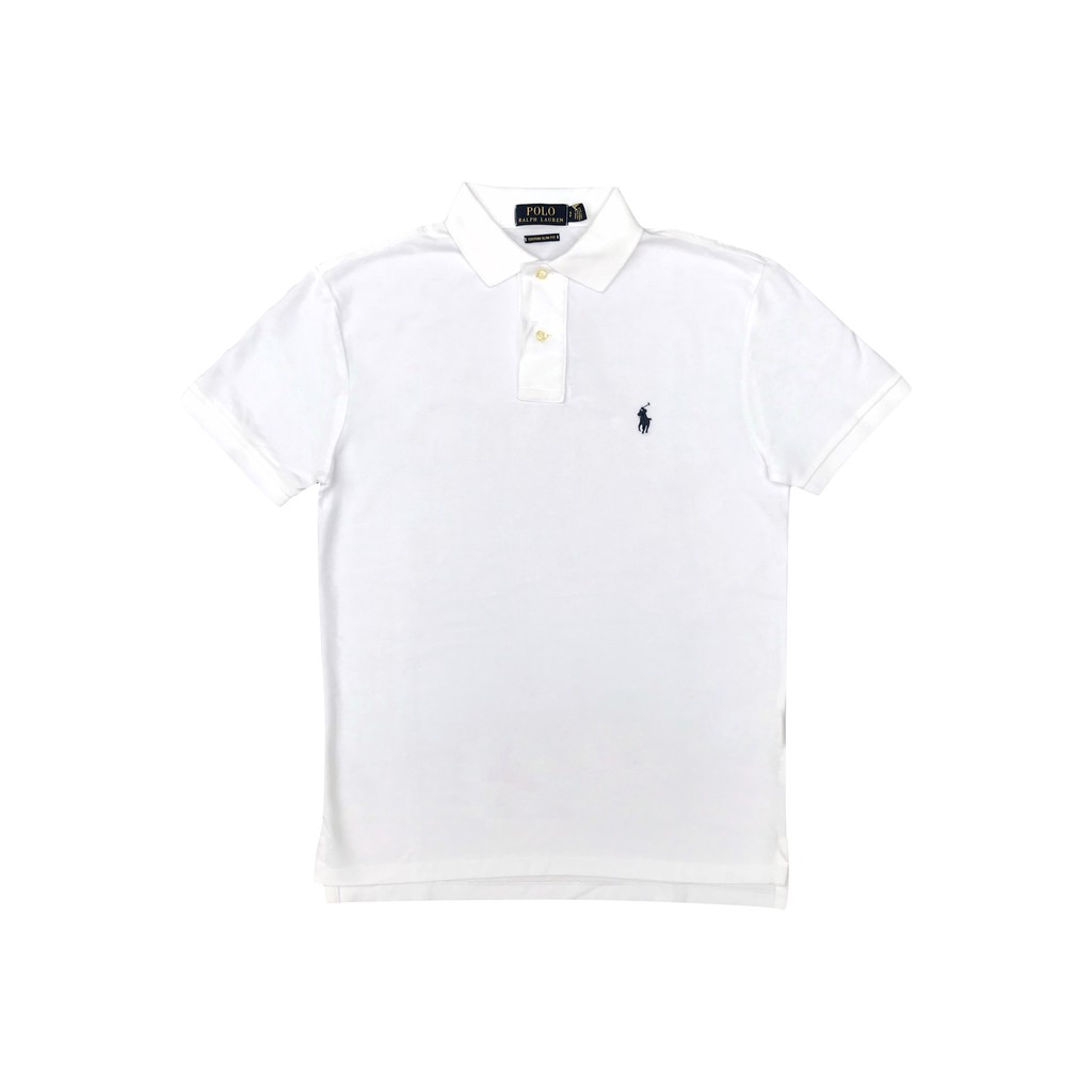 polo ralph lauren men's custom slim fit mesh city polo shirt