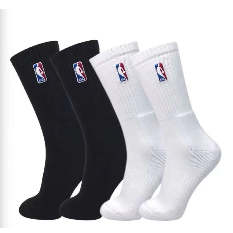 midcut black and white NBA sports sock Shopee Philippines