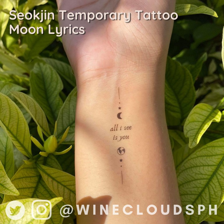 BTS Waterproof Temporary Tattoos ♡ | Shopee Philippines