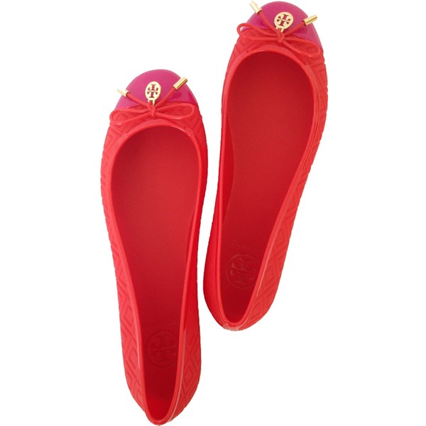 tory burch jelly flats