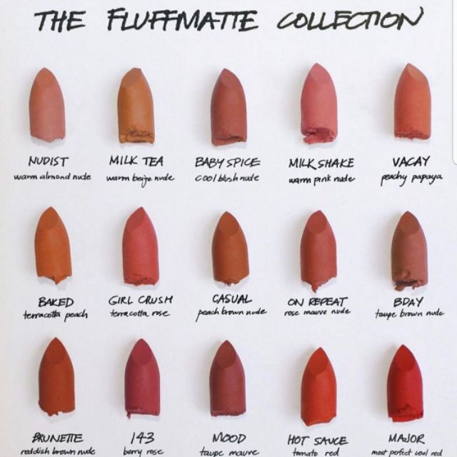 [INSTOCKS] Authentic Sunnies Face Fluffmatte Lippies | Shopee Philippines