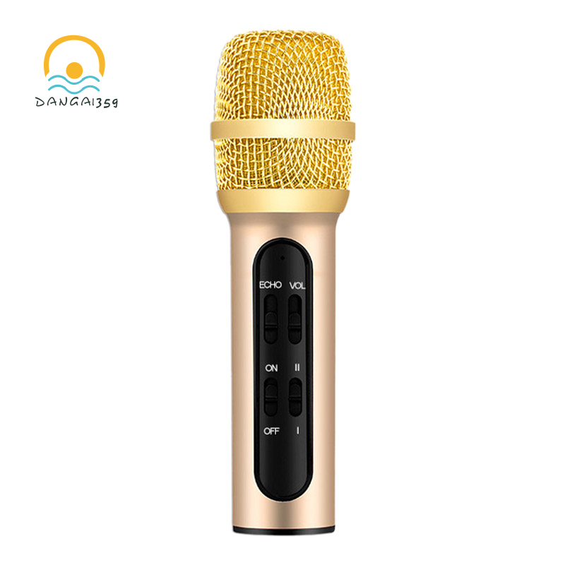 handheld microphone with built in speaker