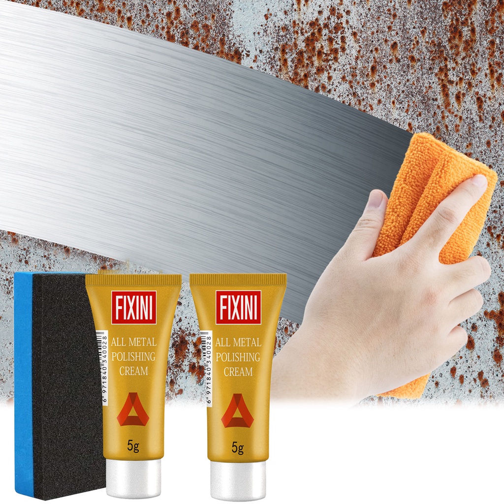 Metal Polish Cream Metal Polishing Compound Paste Kit Stainless Steel