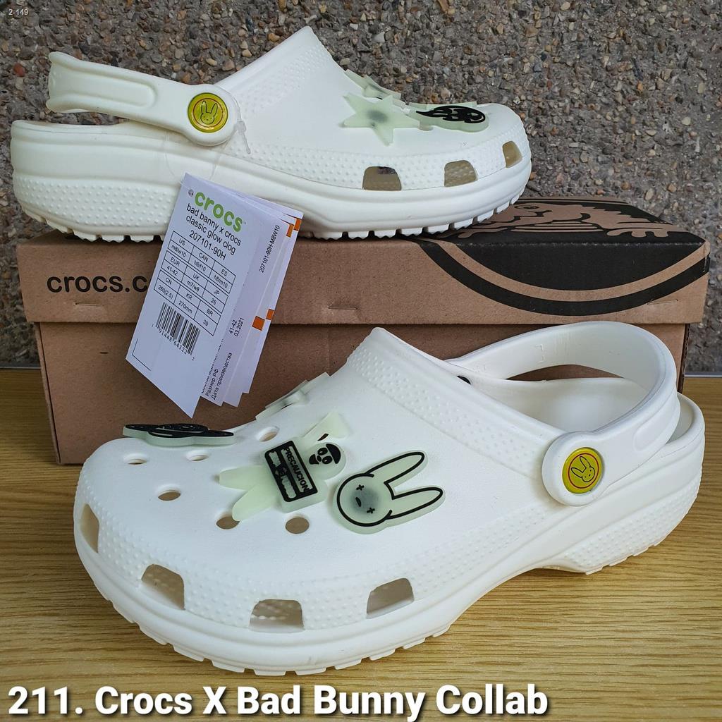 white glow in the dark crocs