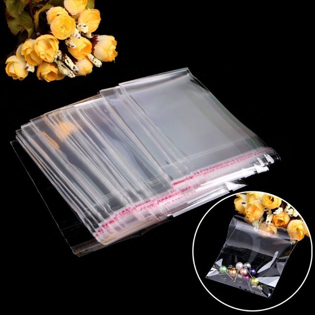 100pcs OPP Self Adhesive Plastic Bag Resealable | Shopee Philippines