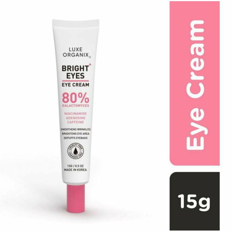 luxe organix eye cream