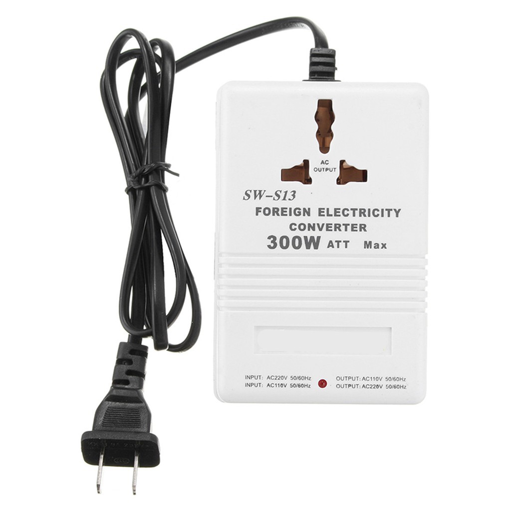 100v To 2v 300w Step Up Down Voltage Converter Adapter Transformer 2 Channel Shopee Philippines