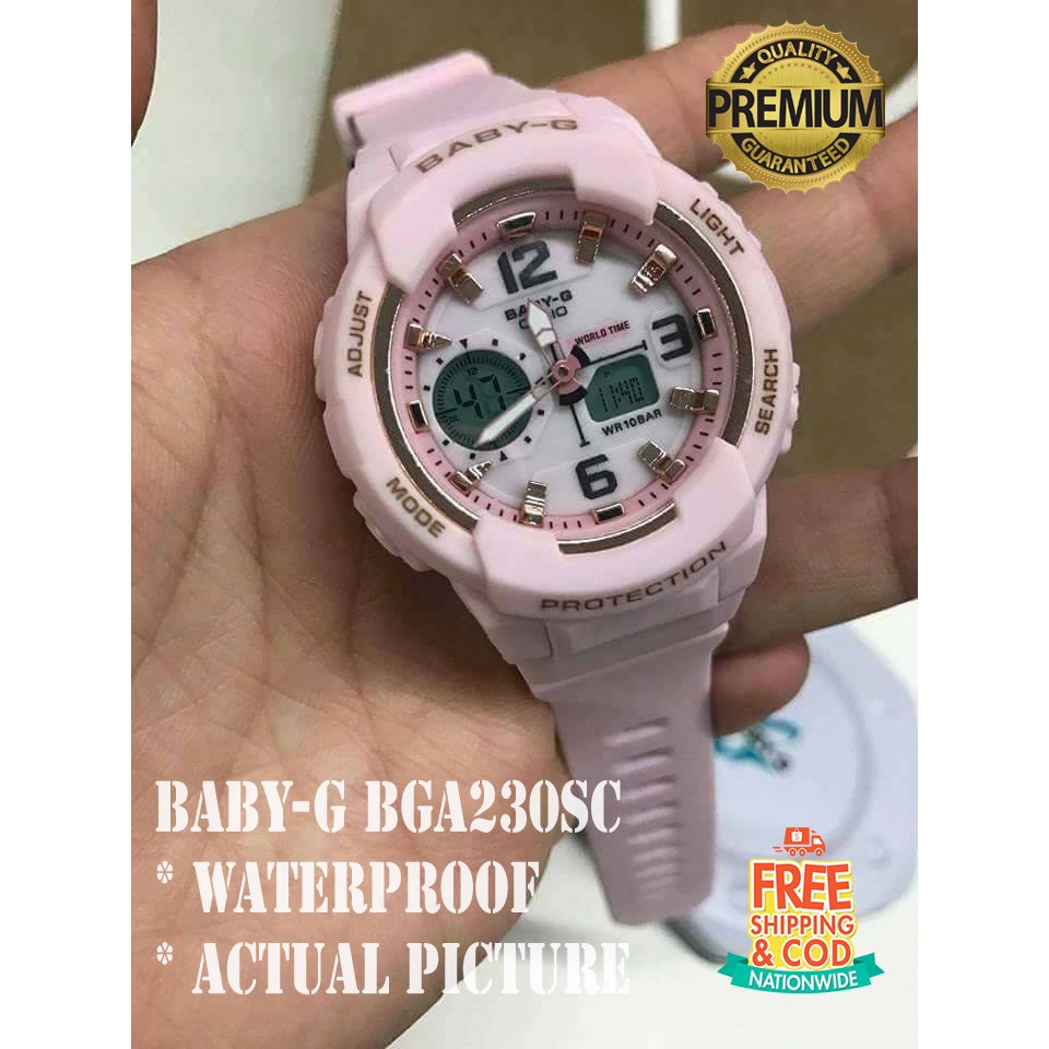 light pink baby g shock