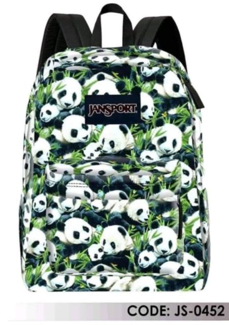 panda backpack jansport