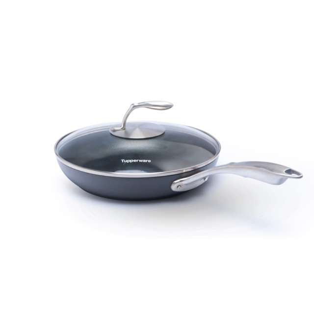 frying pan with cover