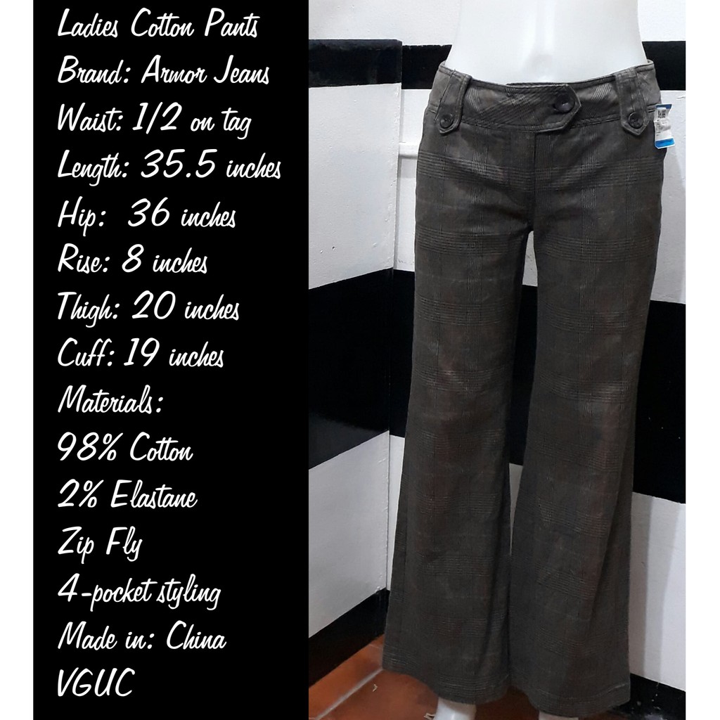 ladies cotton jeans