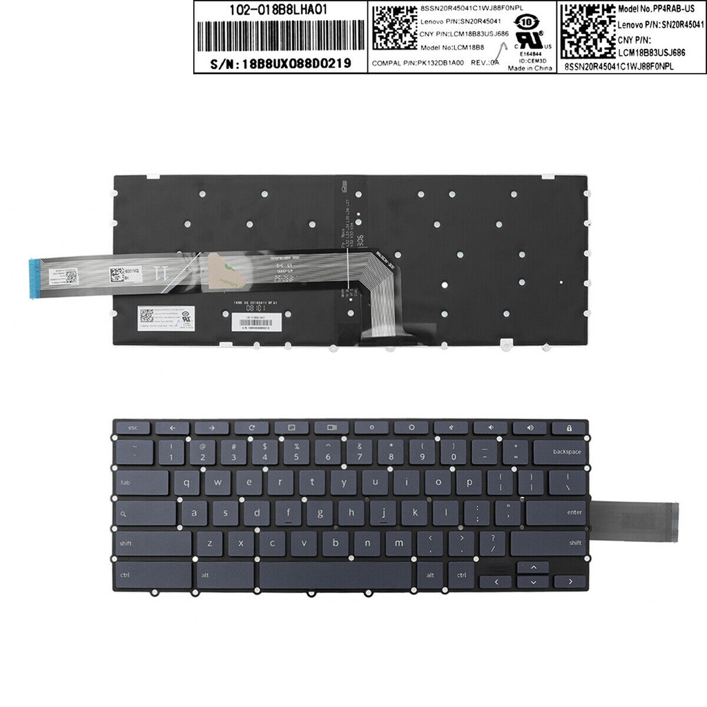 laptop Keyboard for lenovo Chromebook S34014 S330 US computers keyboards qwerty keycaps