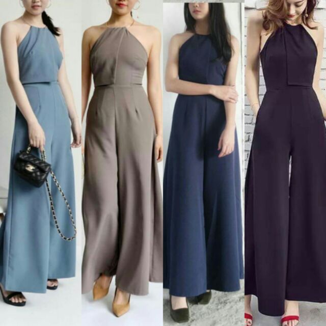 formal halter jumpsuit