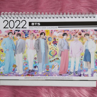 bts 2021 2022 desk calendar made in korea 2 years in 1 calendar