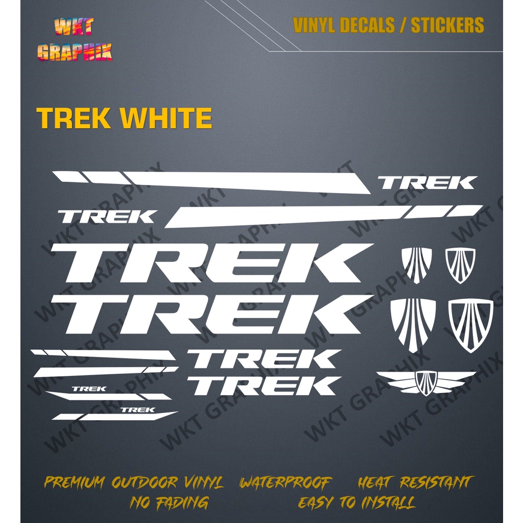 TREK FULL SET CUTOUT STICKER / DECALS (BIKE STICKERS) Shopee Philippines