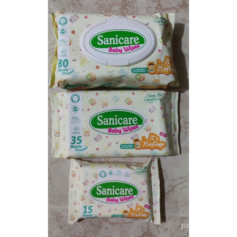 SALE!!! SANICARE BABY WIPES Playtime- Crispy Cucumber Scent NvbK ...