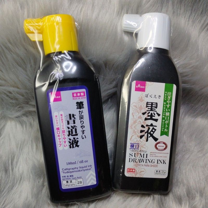 180ml Daiso Ink for Drawing and Calligraphy (black) Refill Sumi