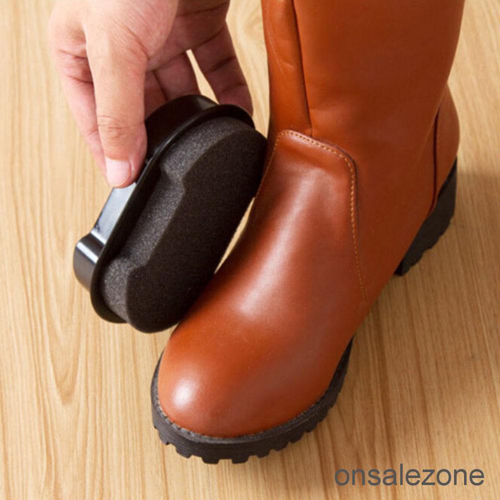 quick shine shoe sponge
