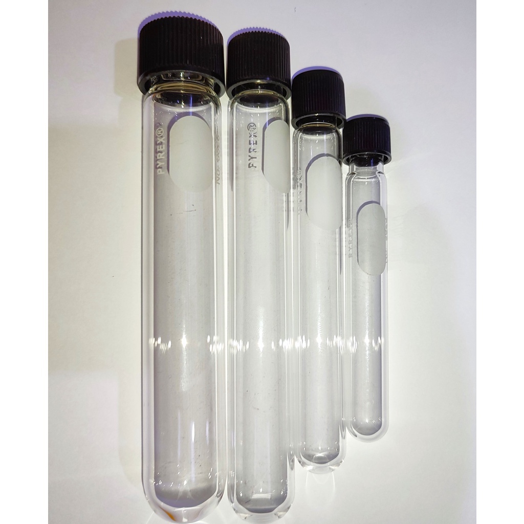 PYREX Test Tube Culture Tube With Screw Cap Small Sizes Shopee 