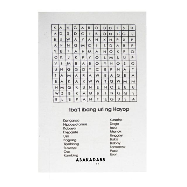 hanap salita word hunt puzzles tagalog shopee philippines