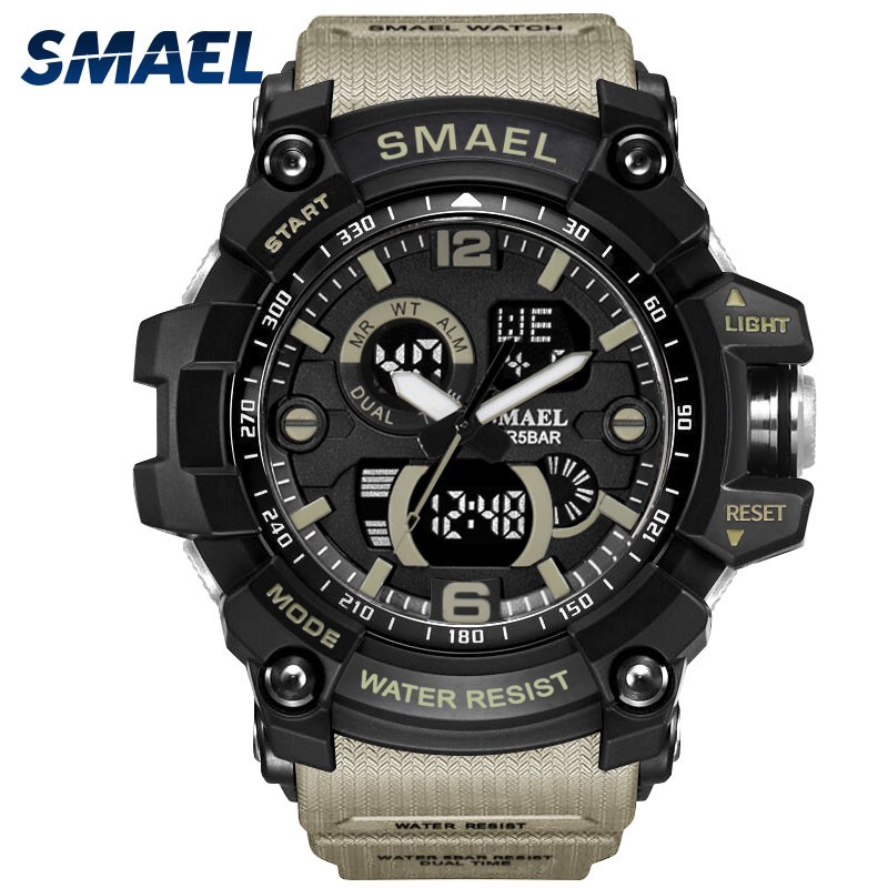 SMAEL Watches  Digital LED Men Sport Watch  Military Digital 