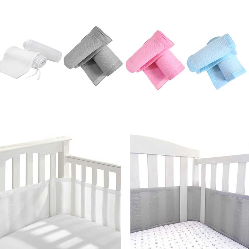 mesh cot bed bumper