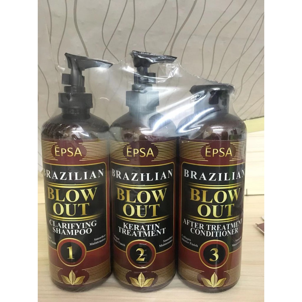 Epsa Keratin Brazilian Blowout Set500ml 3 Shopee Philippines